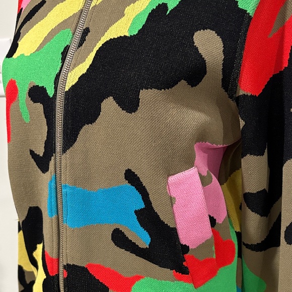 Valentino Multicolor Camouflage Jacket. Size M - Picture 3 of 9